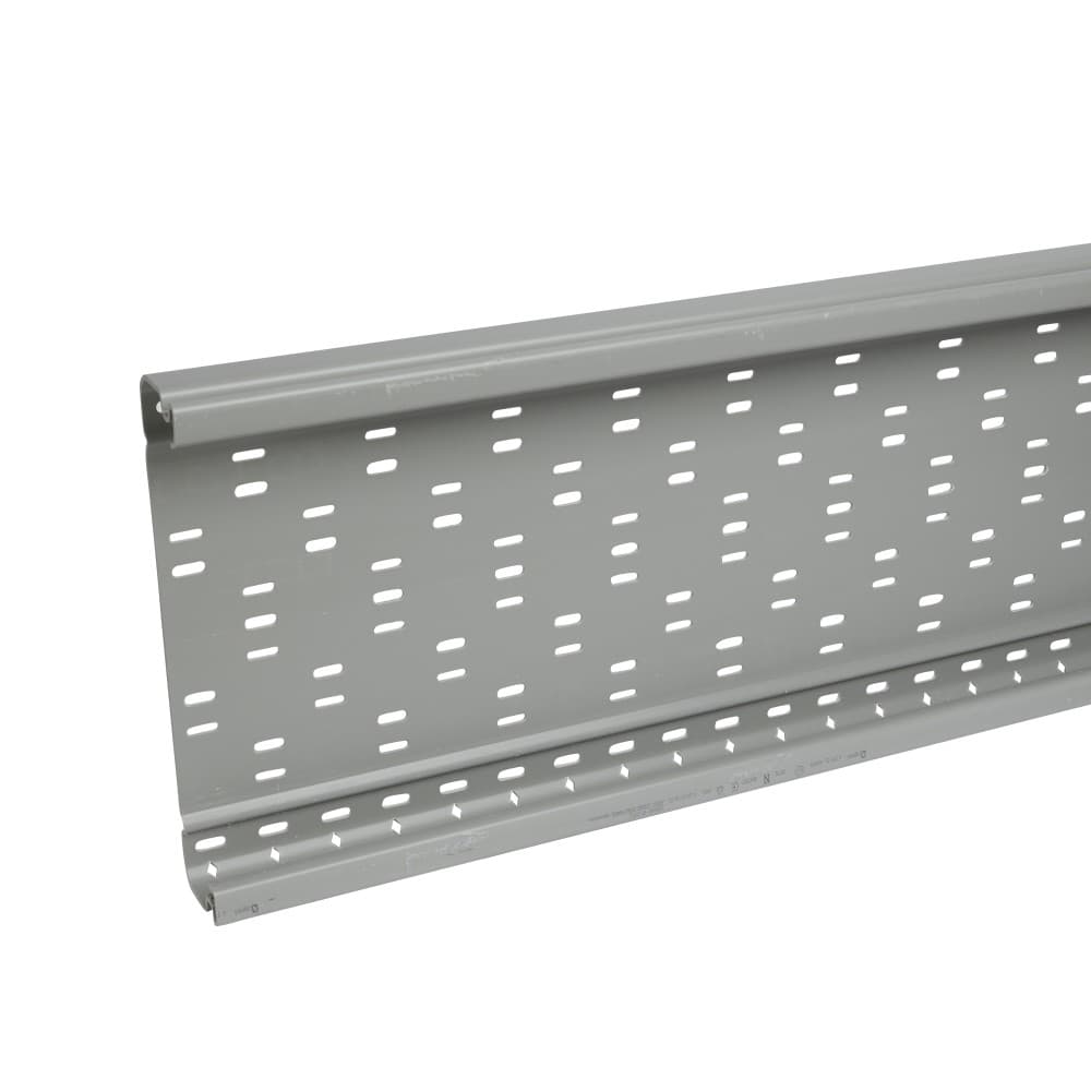 BANDEJA PERFORADA PVC GRIS RAL 7030 400X 75MM 637851