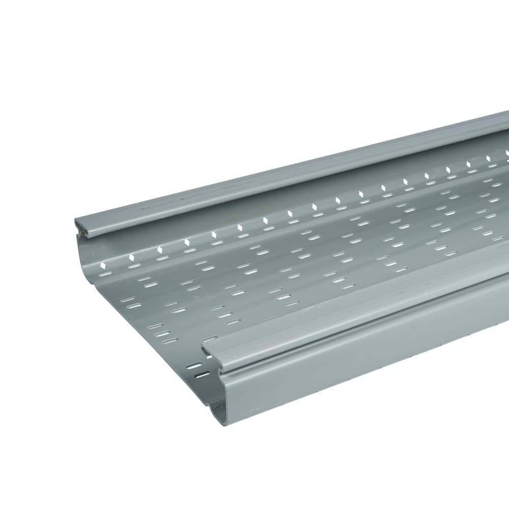 BANDEJA PERFORADA PVC GRIS RAL 7030 500X 100MM 637931