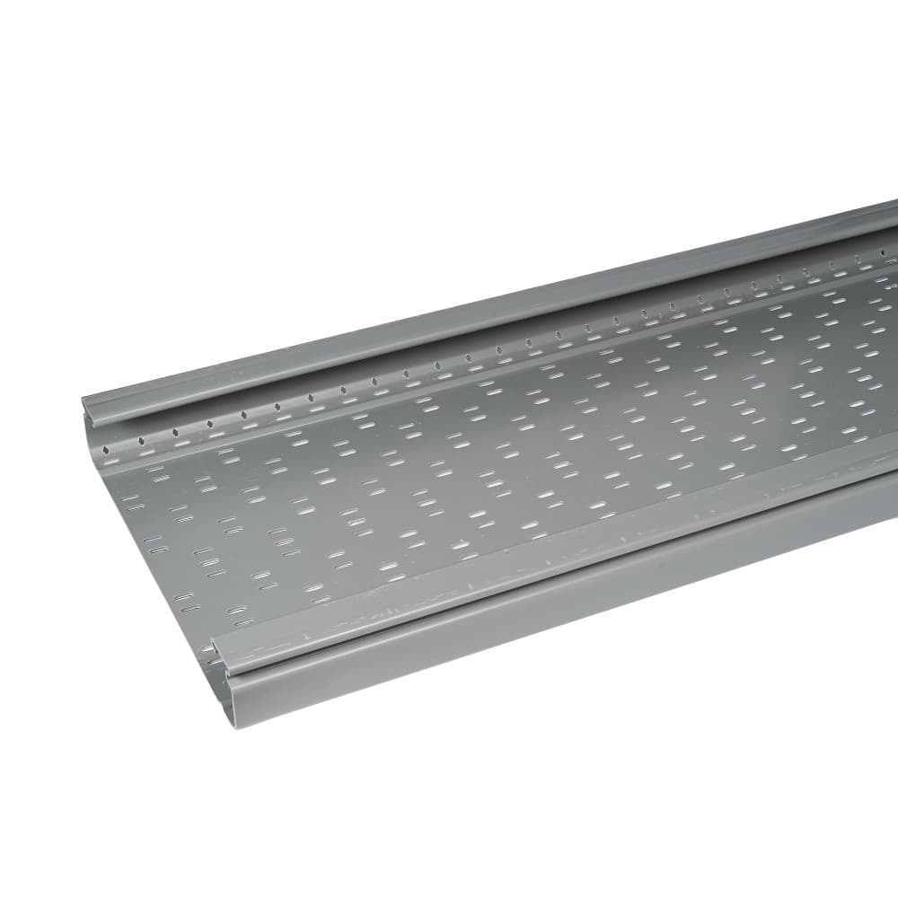 BANDEJA PERFORADA PVC GRIS RAL 7030 600X 100MM 637941