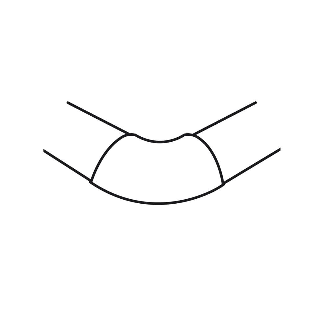 ANGULO PLANO GRIS 92X20MM P/CANALETA DE PISO DLPLUS 032802