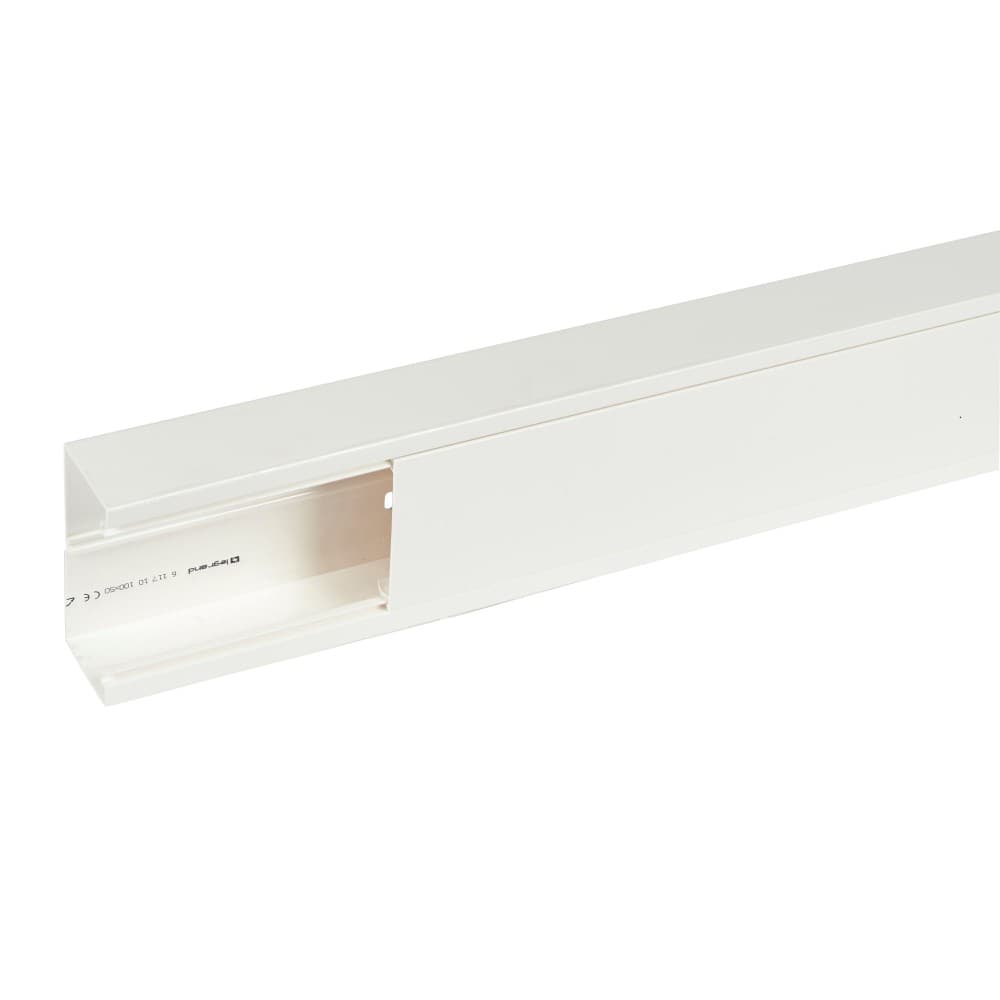 MINICANALETA LIBRE HALOGENO PVC BLANCA 50X 100MM DLP-ZH 611710