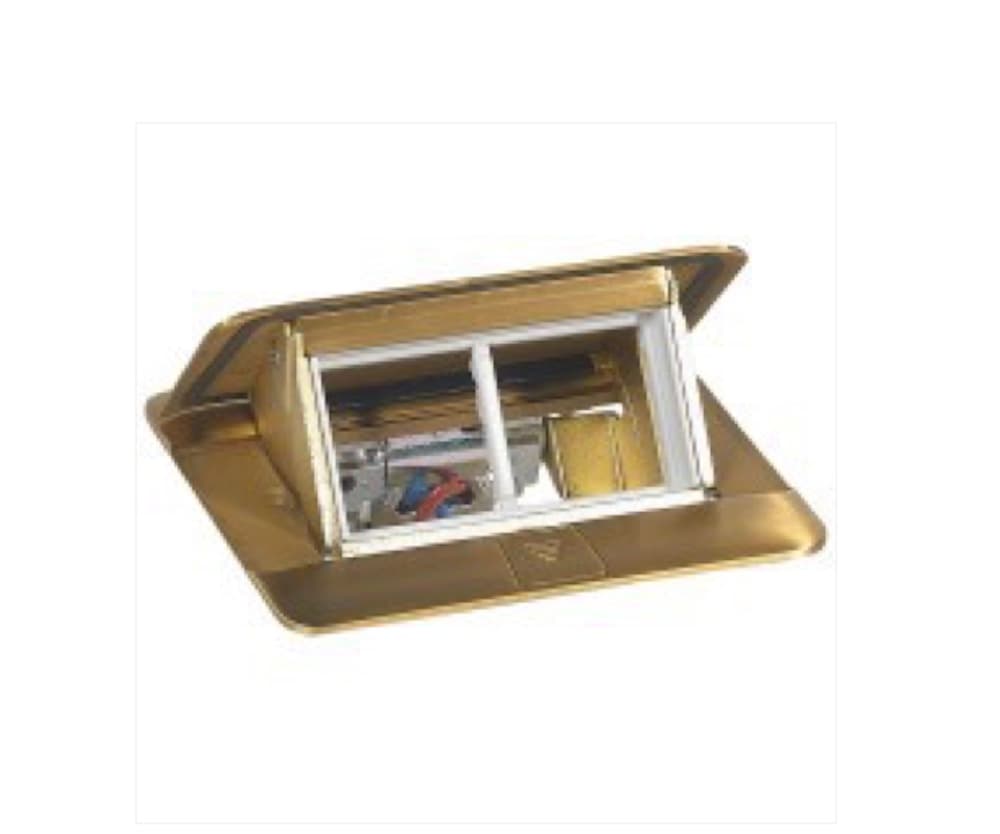 CAJA POP-UP PARA 4 MOD. MOSAIC. BRONCE CEPILLADO 054016