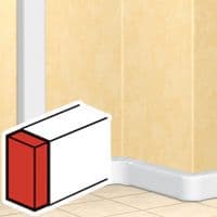 TAPA FINAL BLANCO 220X65MM P/CANALETA DLP 010708