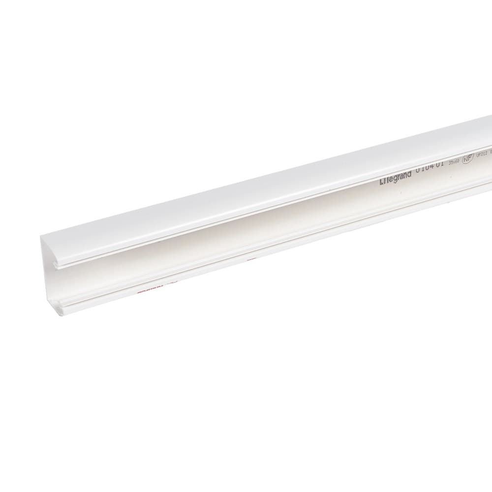 CANALETA PVC BLANCA S/TAPA 60X 35MM DLPF 010401