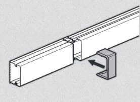 JUNTA TAPA  BLANCO 60X20MM P/CANALETA DLP-S 638176