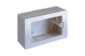 CAJA DERIVACION BLANCO P/3 MOD P/CANALETA INTERLINK W11723