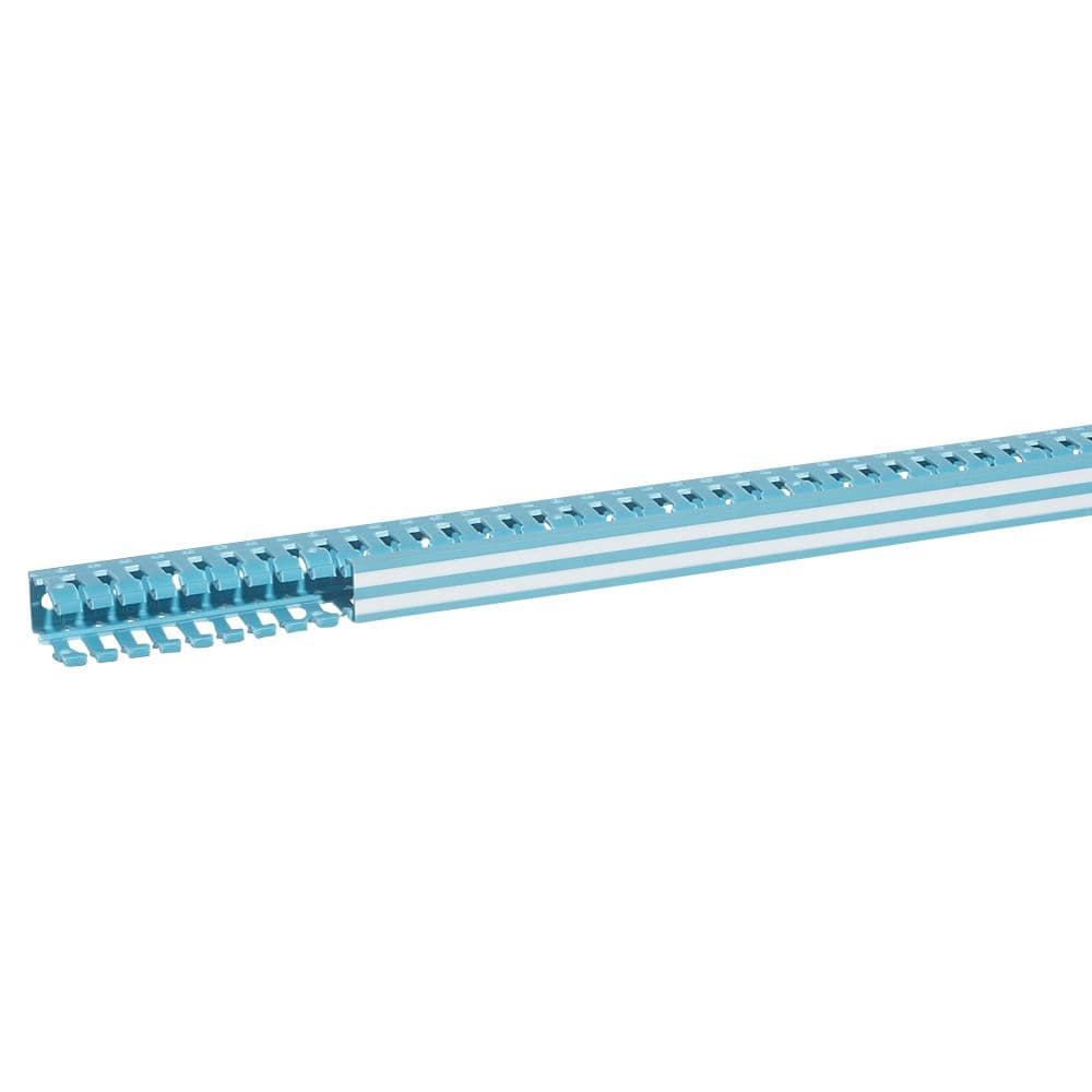 CANALETA RANURADA PVC AZUL 25X 40MM LINA 25 036201