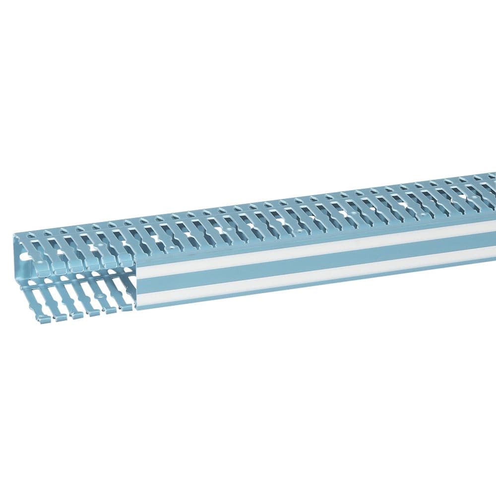 CANALETA RANURADA PVC AZUL 40X 80MM LINA 25 036208