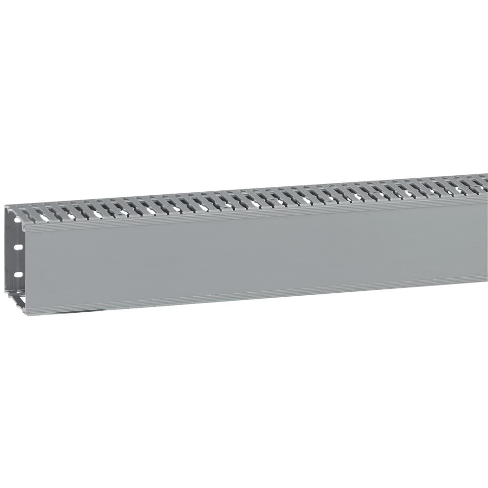 CANALETA RANURADA PVC GRIS 80X 80MM LINA 25 636117