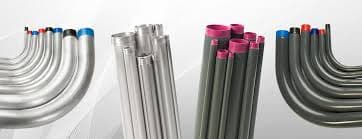 TUBO CONDUIT RIGIDO ALUMINIO PVC 3/4" X 3MTS C/UNION TAL-19-PC