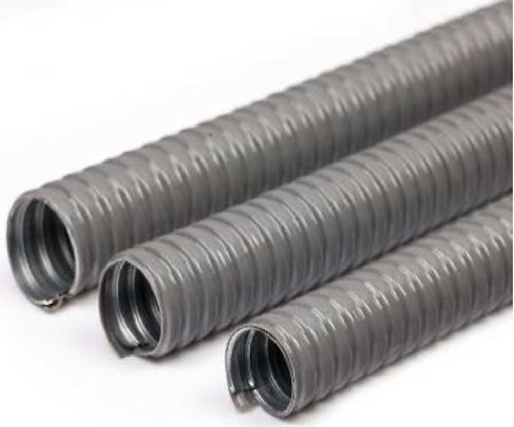 TUBERIA FLEXIBLE CONDUIT FE.GALV C/FORRO PVC 1 1/2 COATED PFC-150G- PST