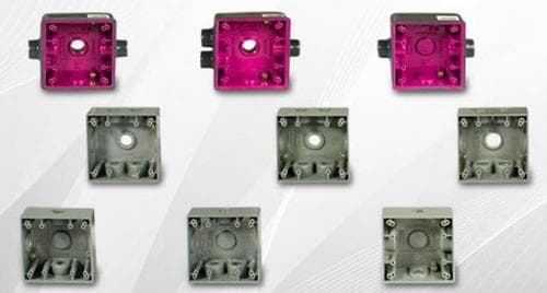CAJA CONDULET CUADRADA TIPO C 3/4" S/TAPA C/OREJAS RC-0483-M