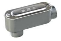 CAJA CONDULET OVALADA TIPO LB 1 1/2" C/TAPA C/EMPAQUETADURA OLB-0078-1