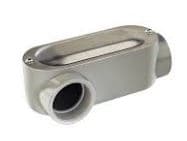 CAJA CONDULET OVALADA TIPO LR 1 1/4" C/TAPA C/EMPAQUETADURA OLR-0100-1