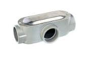CAJA CONDULET OVALADA TIPO T 1 1/2" C/TAPA C/EMPAQUETADURA OT-0077-1