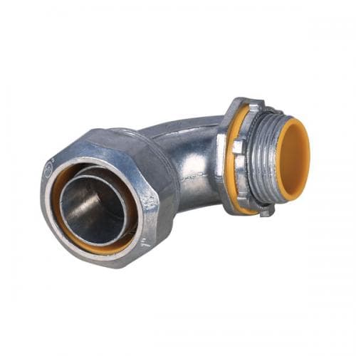 CONECTOR CONDUIT CURVO HERMETICO P/TUB. MET. FLEX 3/4" LIQUID TIGHT