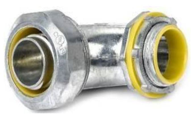 CONECTOR CONDUIT CURVO HERMETICO ZN P/TUB. MET. FLEX 1 1/4 LIQUID TIGHT - PST