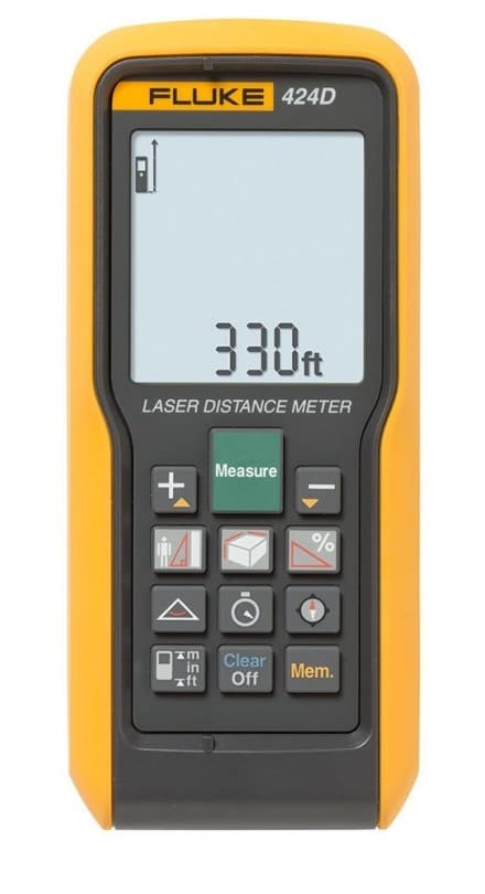 MEDIDOR LASER DE DISTANCIA 360° CLASE II  330ft (100.58mts) FLUKE-424D ESPR