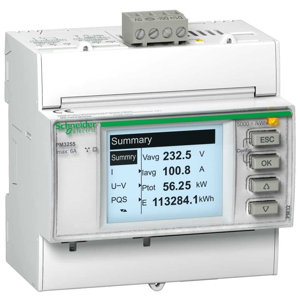 MEDIDOR ENERGIA TRIF 5A POWERLOGIC PM3250 METSEPM3250