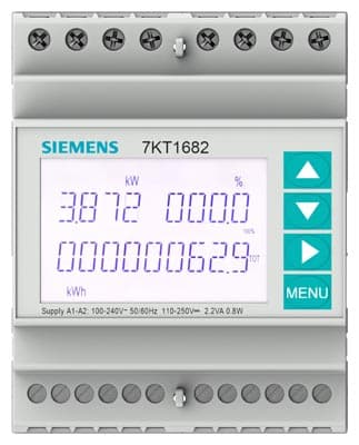 MEDIDOR ENERGIA ACTIVA-REACTIVA DIGITAL TRIF MODBUS RTU 5A LCD SENTRON PAC1600 7KT1661