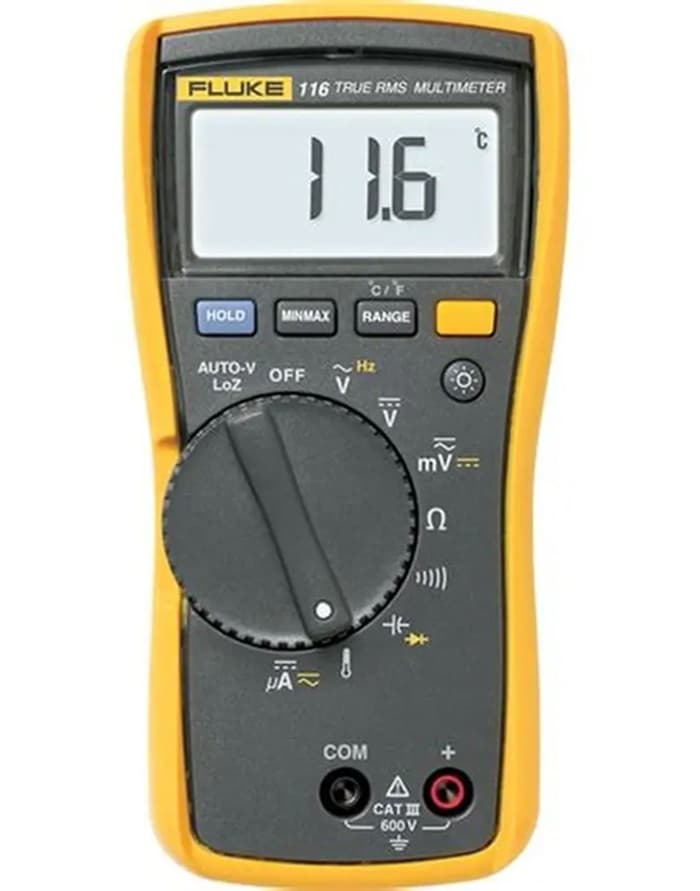 MULTIMETRO DIGITAL TRUE RMS CAT III 600V FLUKE-116