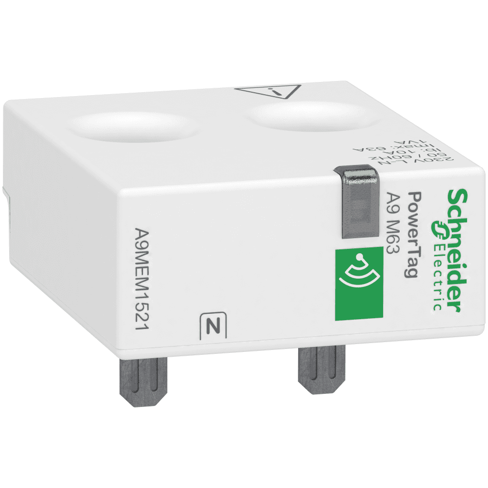 SENSOR ENERGIA ACTIVA 1P+N 63A 230VAC SUPERIOR POWERLOGIC A9MEM1521