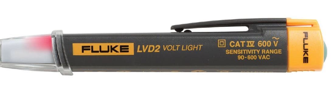 DETECTOR VOLTAJE T/LAPICERO LED/SONORO 90-600VAC FLUKE LVD2