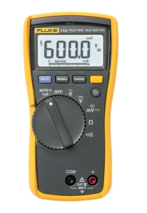 MULTIMETRO DIGITAL 600V 10A CATIII TRUE RMS FLUKE-114