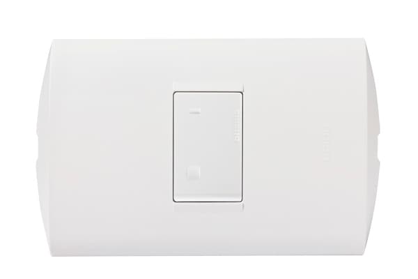 INTERRUPTOR SIMPLE 3 VIAS BLANCO 250V 15A PLACA BLANCA MODUS STYLE AE2101EB