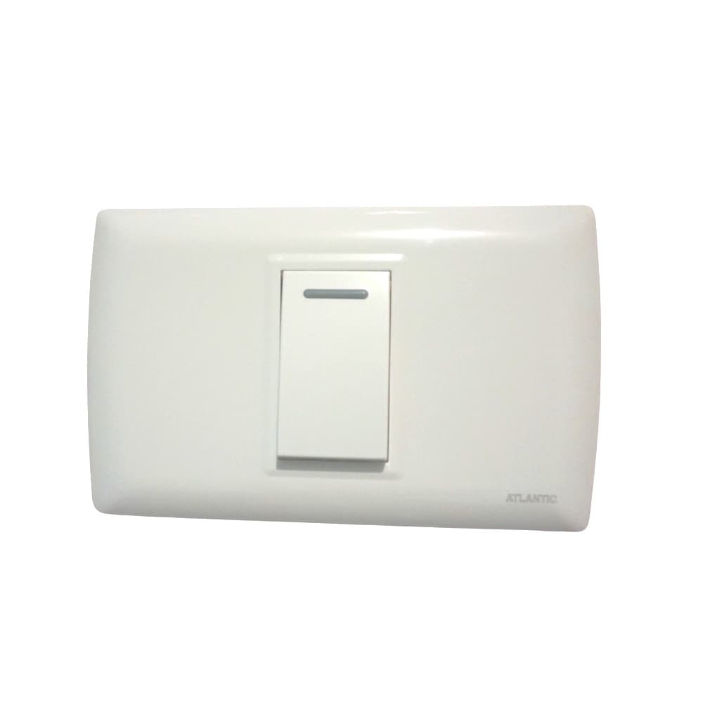 INTERRUPTOR SIMPLE 1P BLANCO 250V 16A PLACA BLANCO LP1611S