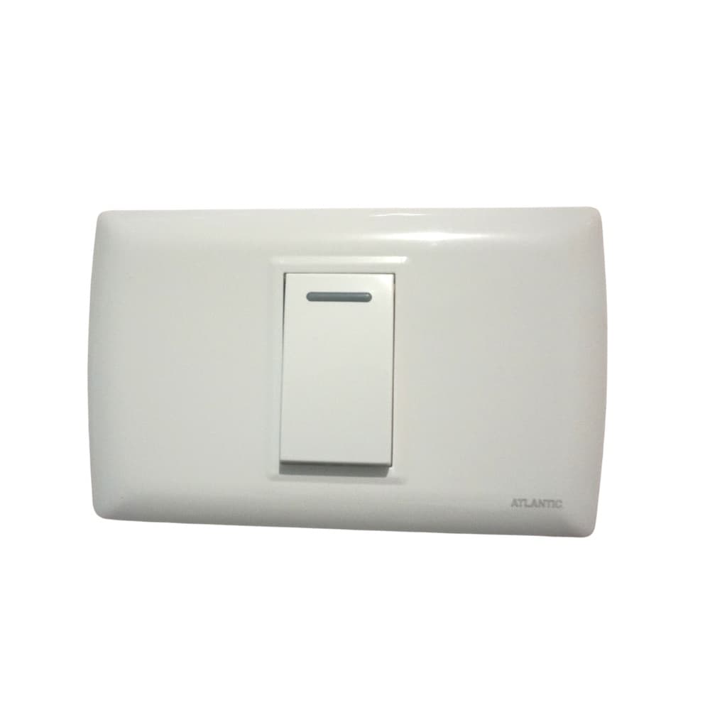 INTERRUPTOR SIMPLE 3 VIAS BLANCO 250V 16A PLACA BLANCO LP1612S