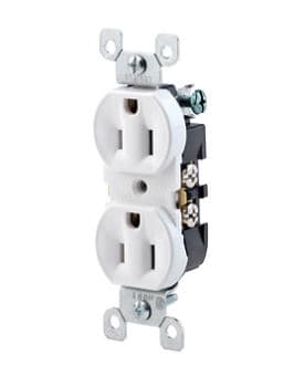 TOMACORRIENTE EMP DOBLE BLANCO 2P+T 15A 125V 5320WCP