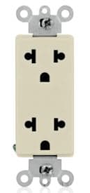 TOMACORRIENTE EMP UNIVERSAL DOBLE MARFIL 2P+T 15A 250V 5825I