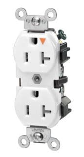 TOMACORRIENTE EMP DOBLE BLANCO 2P+T 15A 125V GRADO INDUSTRIAL 5262-IGW