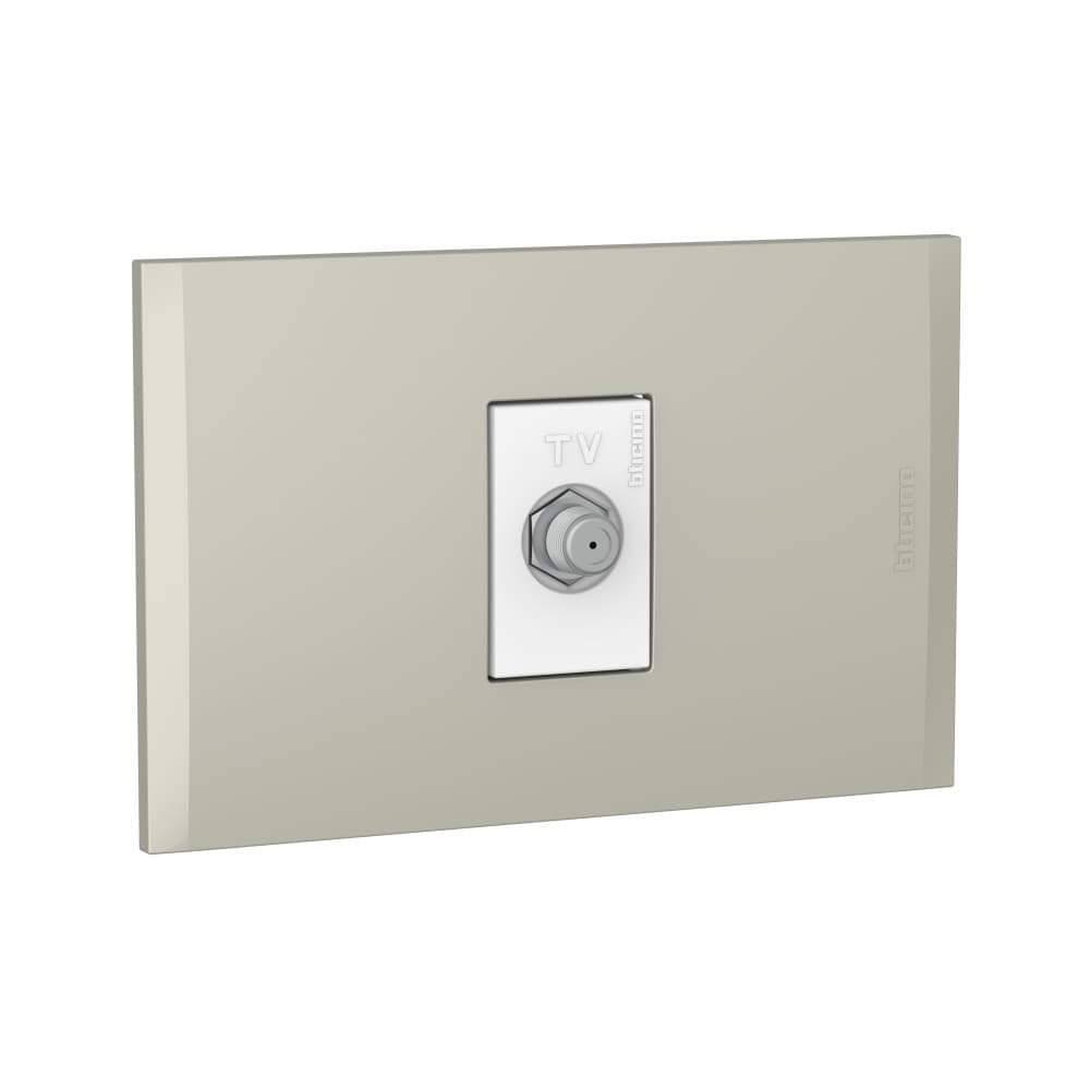 TOMA COAXIAL TV 1 MOD BLANCO PLACA TERRA MODUS4 AH2152E1BTI