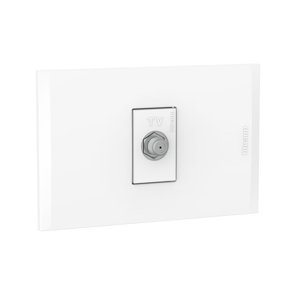 TOMA COAXIAL TV 1 MOD BLANCO PLACA BLANCA MODUS4 AH2152E1B