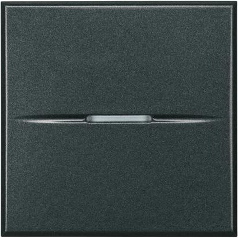 INTERRUPTOR SIMPLE 1P AXIAL 250V 10A PLACA ANTRACITA 2 MOD AXOLUTE HS4001M2N