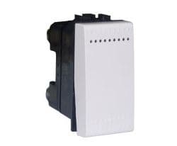 DADO INTERRUP SIMPLE 1P 250V 16A 1 MOD BLANCO LIVINGLIGHT N4001