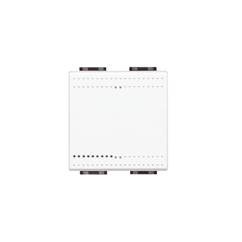 DADO INTERRUP SIMPLE 1P 250V 16A 2 MOD BLANCO LIVINGLIGHT N4001/2P