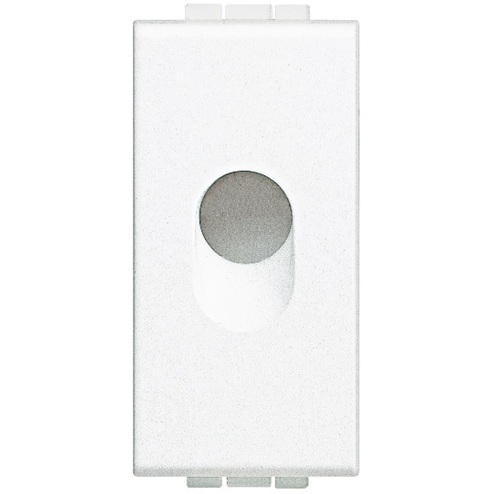 TAPA CIEGA BLANCO 1 MOD C/SALIDA 9MM LIVINGLIGHT N4953