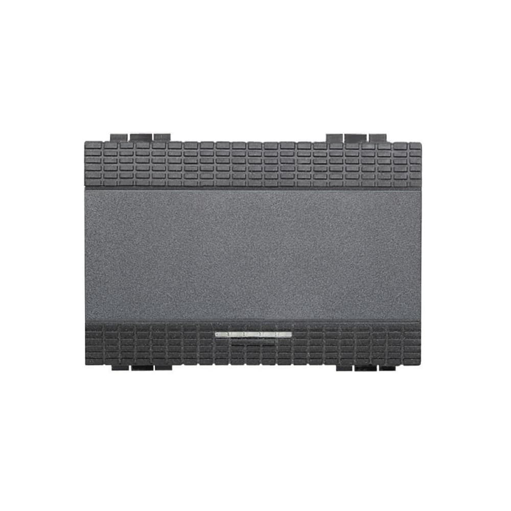 DADO INTERRUP SIMPLE 1P 250V 16A 3 MOD ANTRACITA LIVINGLIGHT L4001/3P