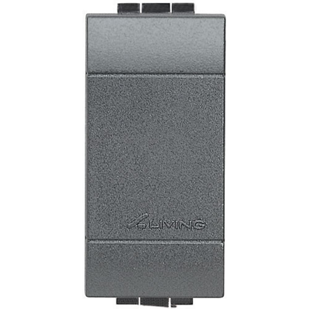 TAPA CIEGA 1 MOD NEGRO  LIVINGLIGHT L4950