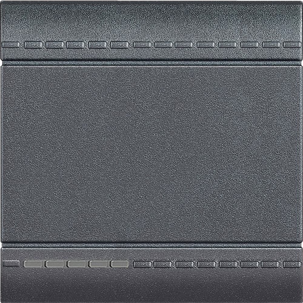 CUBRE TECLA  ILUMINABLE 2 MOD ANTRACITA  LIVINGLIGHT L4915M2N