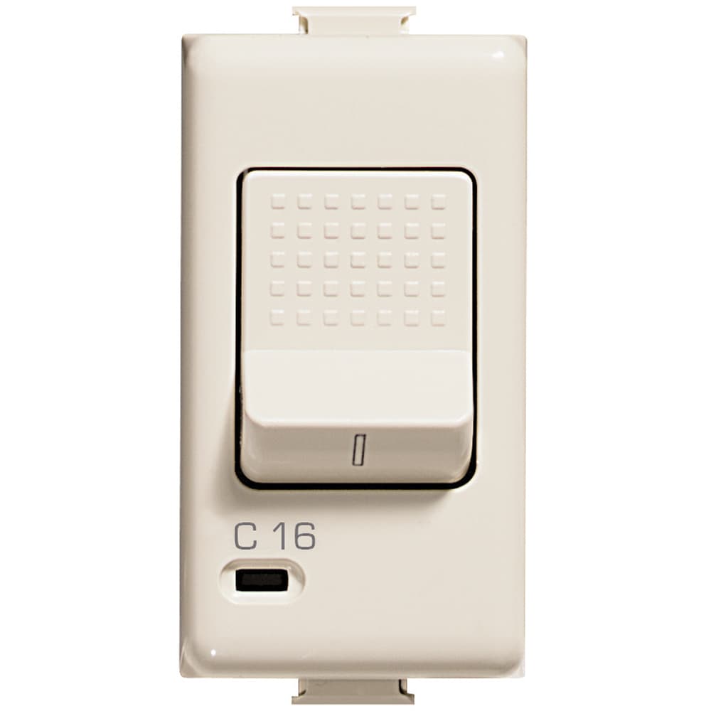 DADO INTERRUPTOR TERMOMAG 2P 1 MOD 16A 230VAC 3KA MARFIL MATIX A5216S