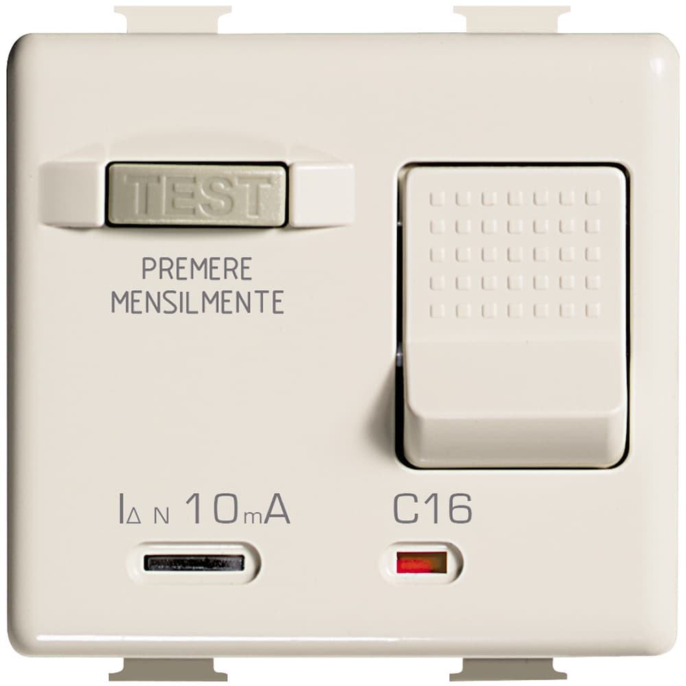 MATIX DADO INTERRUPTOR TERMODIFERENCIAL 1X16A 230V 3KA 2 MOD MARFIL A5256S