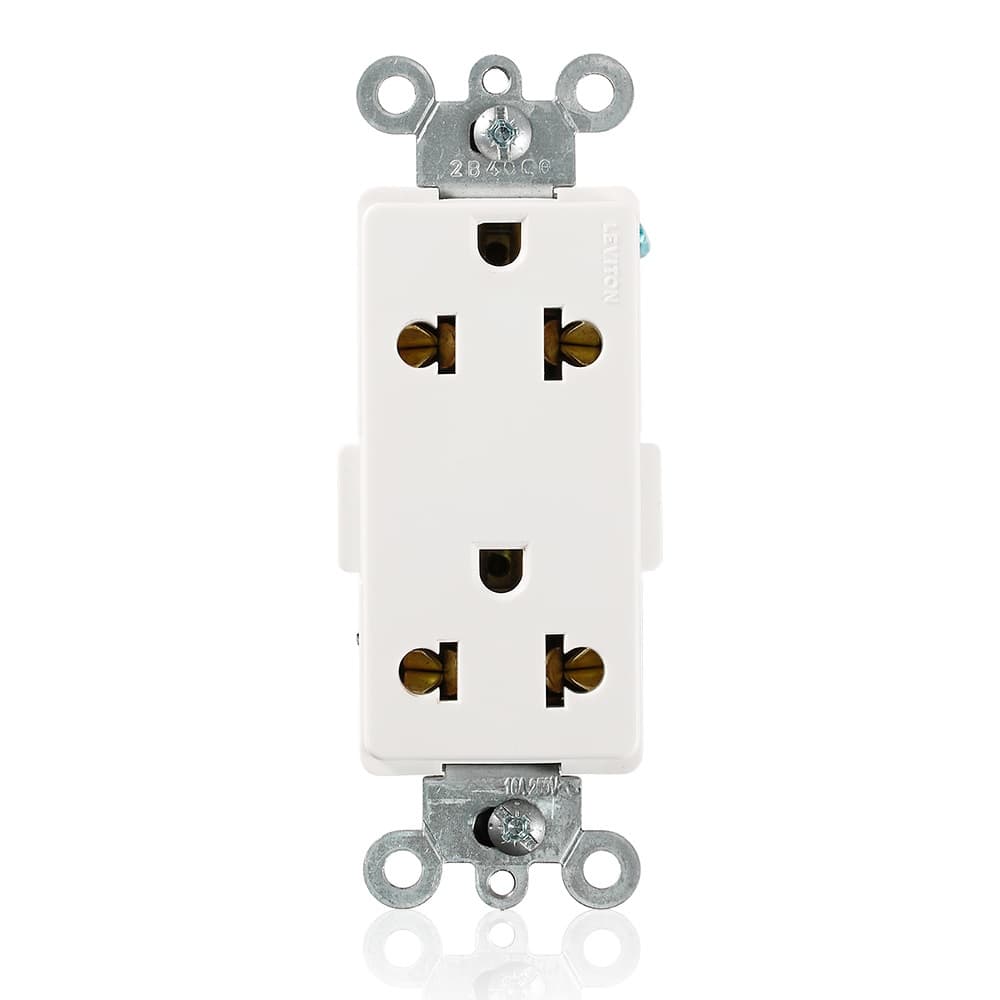 TOMACORRIENTE EMP DOBLE UNIV BLANCO 2P+T 15/16A 125/250V DECORA 5835-W