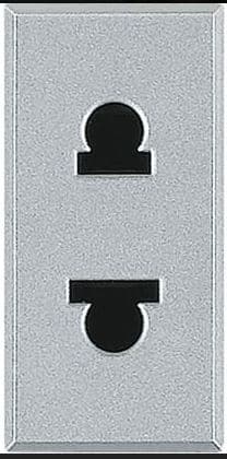 DADO TOMACORRIENTE UNIVERSAL 1 MOD TECH 2P 16A 250V AXOLUTE HC4125S