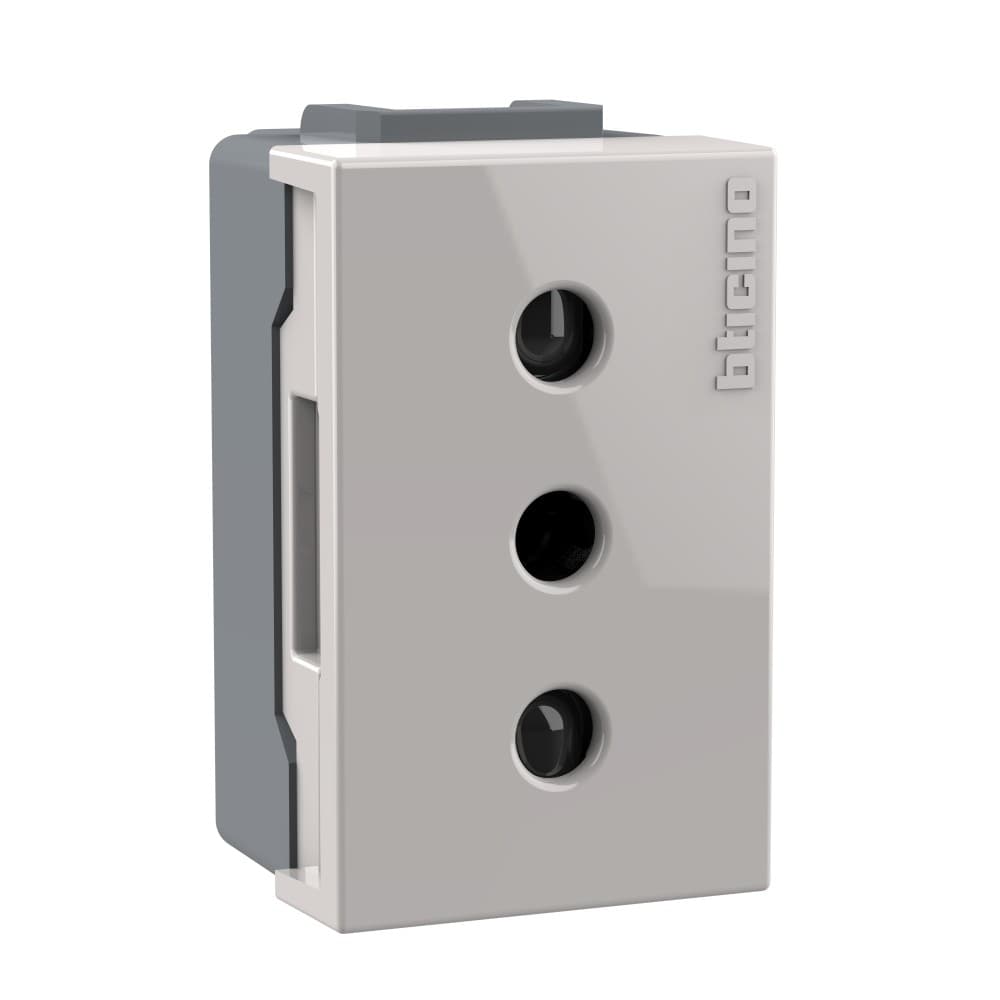 DADO TOMACORRIENTE 3 EN LINEA 1 MOD ARENA 2P+T 10A 250V MODUS4 AH2113EH