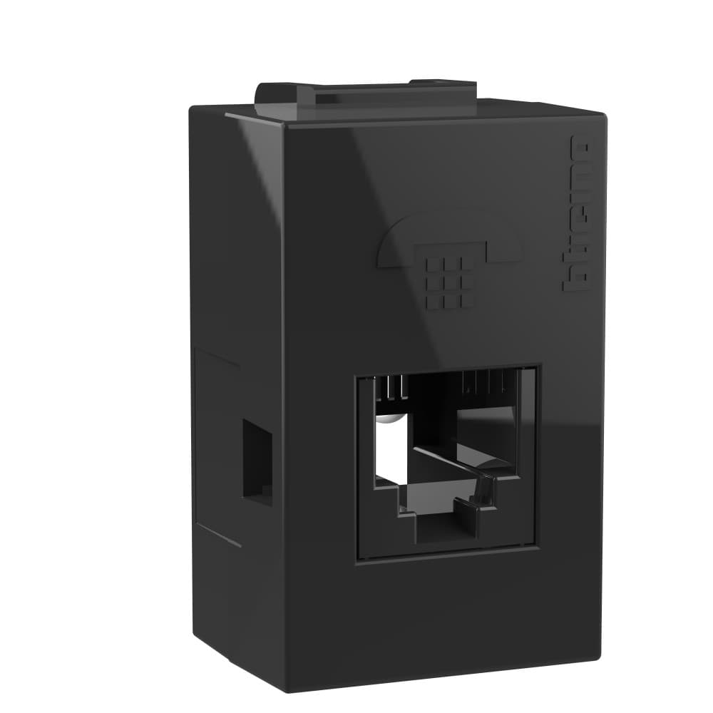 DADO TOMA TELEFONO RJ11 1 MOD NEGRO MODUS4 AH2182EA