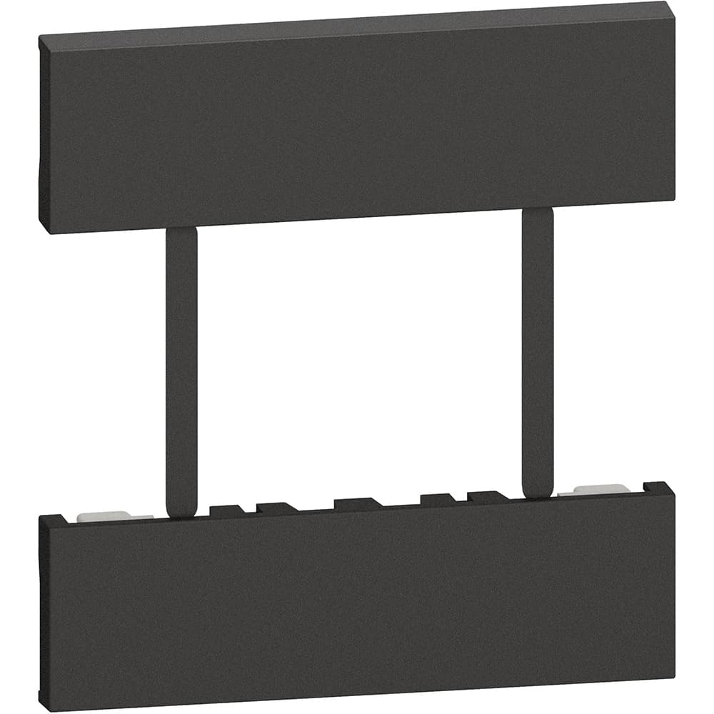 CUBRE TECLA  3 MOD NEGRO P/TOMA DOBLE US/EU  LIVING NOW  KG52